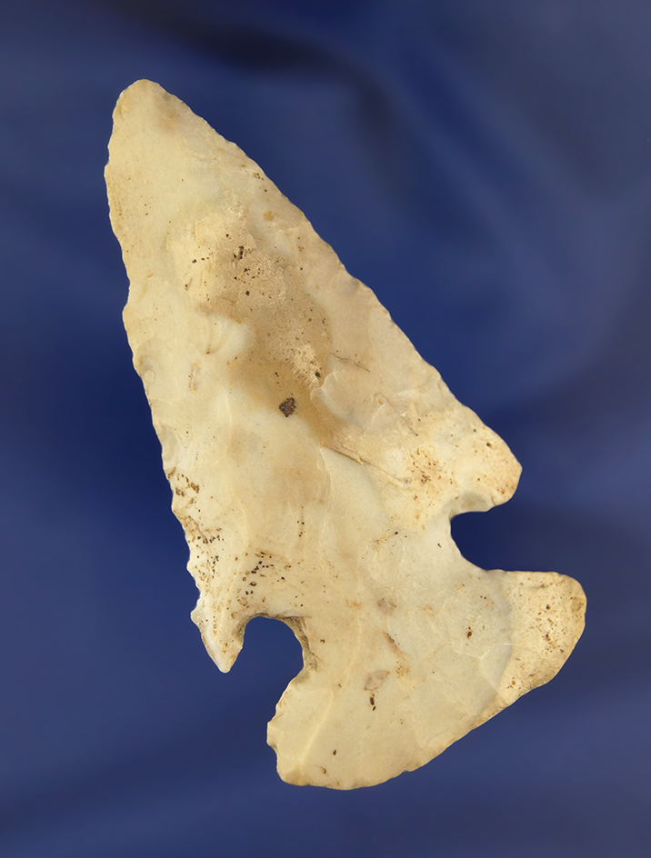 3 1/8" Bevel found in Ohio and made from Flint Ridge Flint.