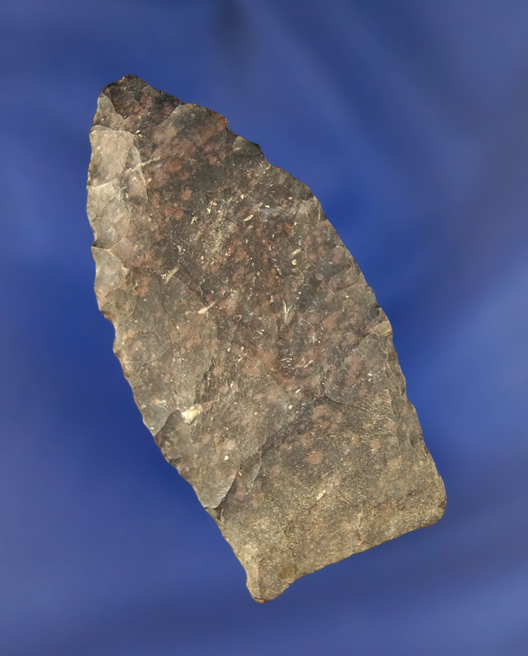 2 7/16" Coshocton Flint Paleo Lance found in Fairfield Co., Ohio.