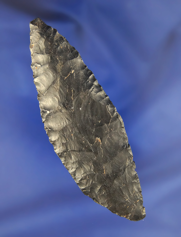 3 9/16" Coshocton Flint Bi-pointed Knife found in Ross Co., Ohio.