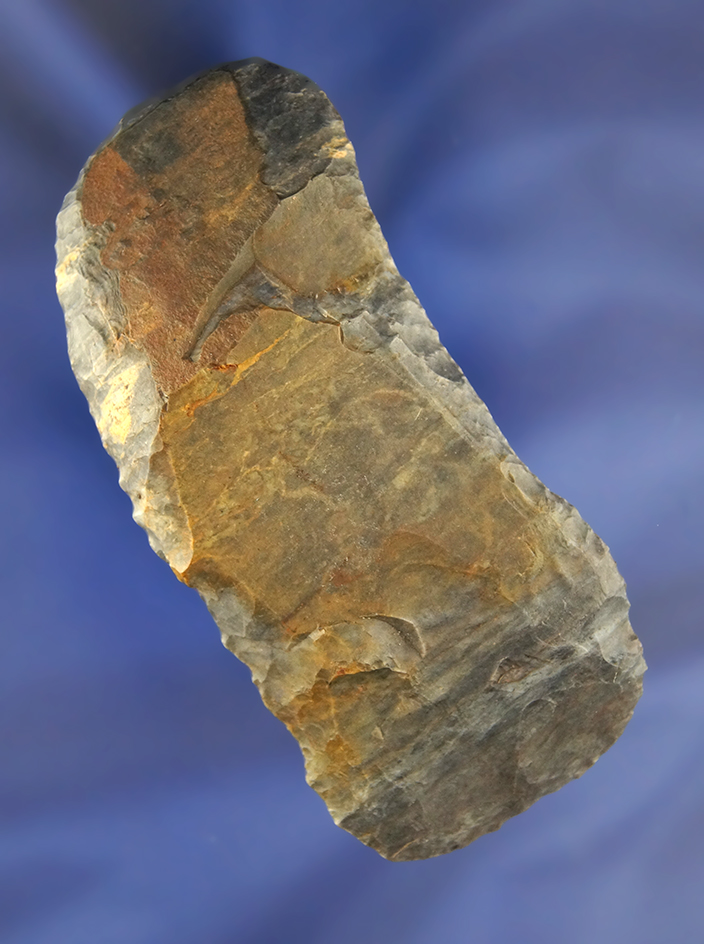 3 3/8" Classic Paleo Uniface Square Knife found in Stark Co., Ohio.