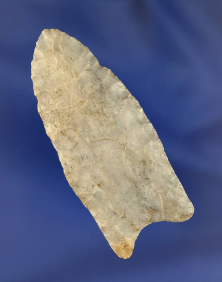 2 3/8" Flint Ridge Paleo Clovis found in Richland Co., Ohio.