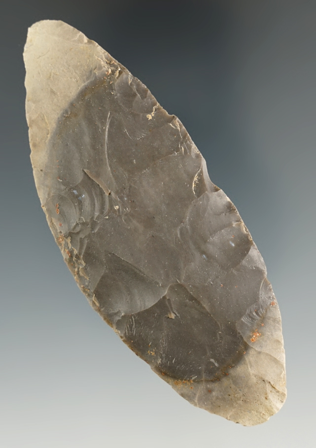 3 3/4" Adena Blade from the Lyons Cache found in Greene Co., Indiana.
