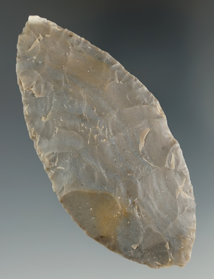3 5/16" Adena Blade from the Lyons Cache found in Greene Co., Indiana.