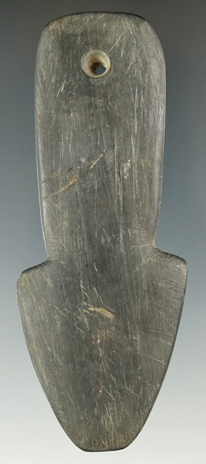 Well styled 4 5/16" anchor pendant found in Franklin County Ohio. Ex. N.R. Smith collection.