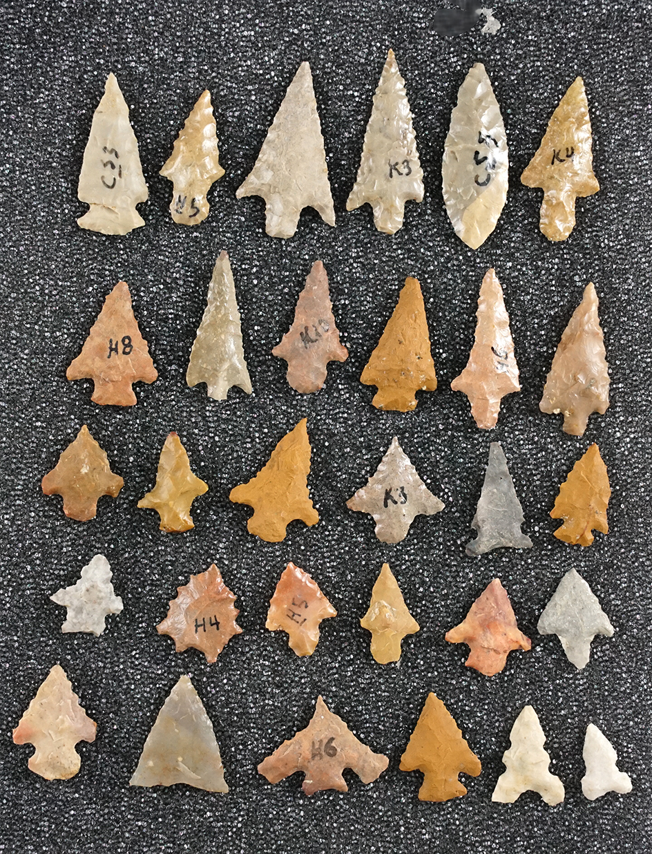 30 Central Texas points. Largest is 1 1/4".