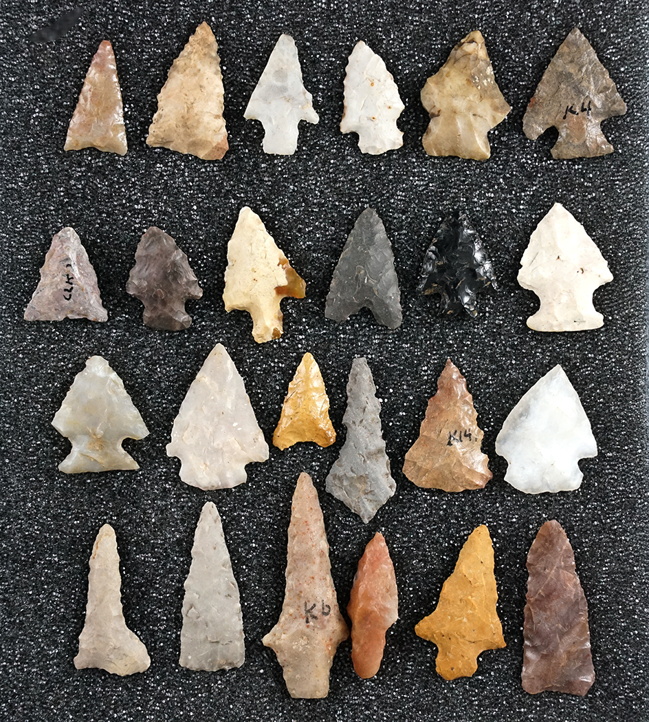 24 N. Central Texas points. Largest is 1 and 5/8".