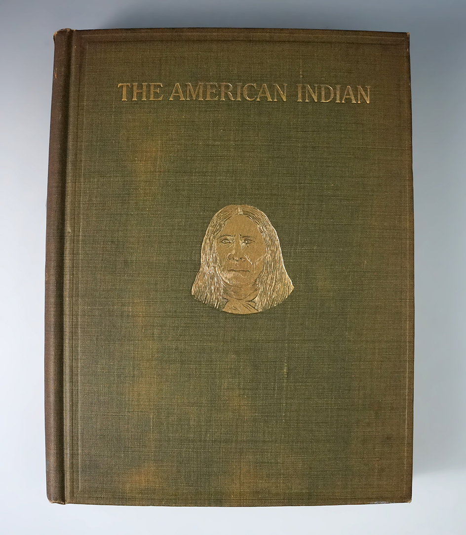 Hardcover book: "The American Indian" by Warren K. Moorehead. 1914, first edition.