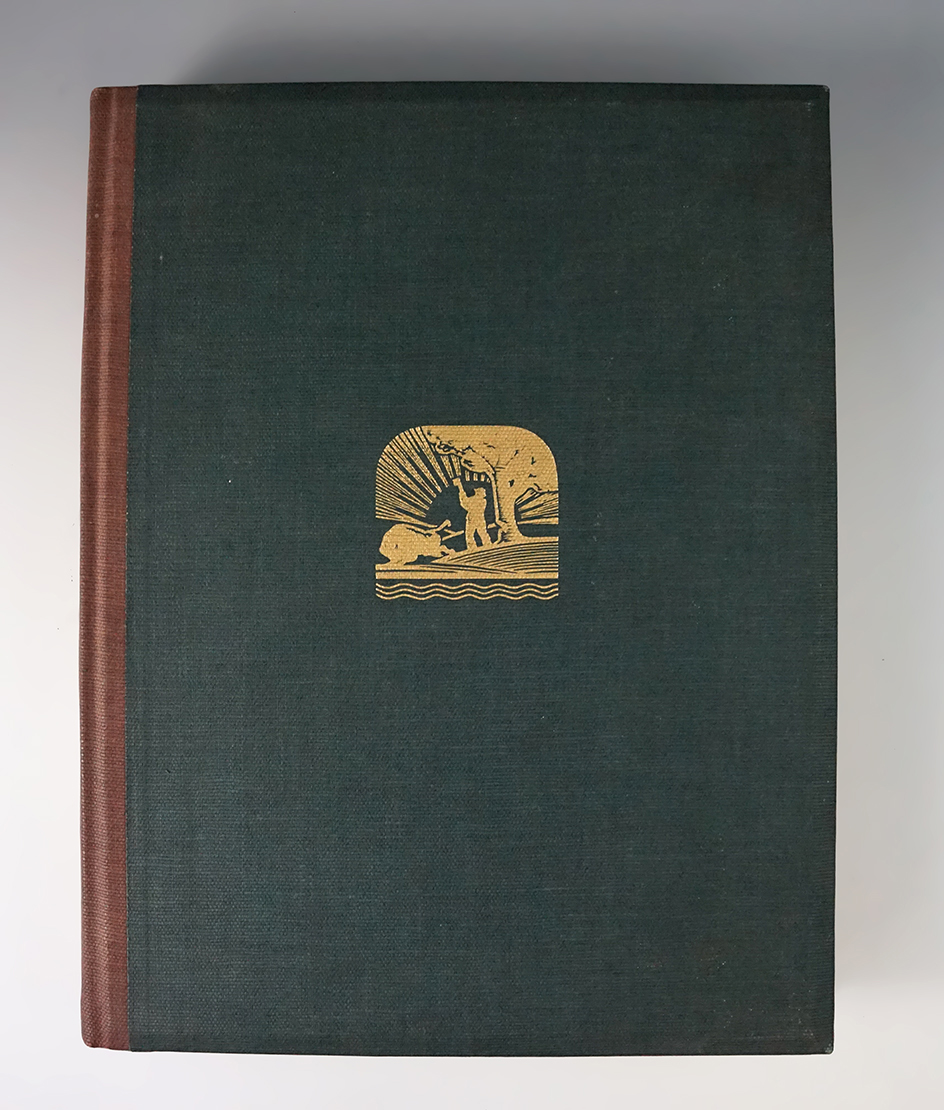 Hardcover book: "Prehistoric Antiquities of Indiana" by Eli Lilly. First Edition, 1937.