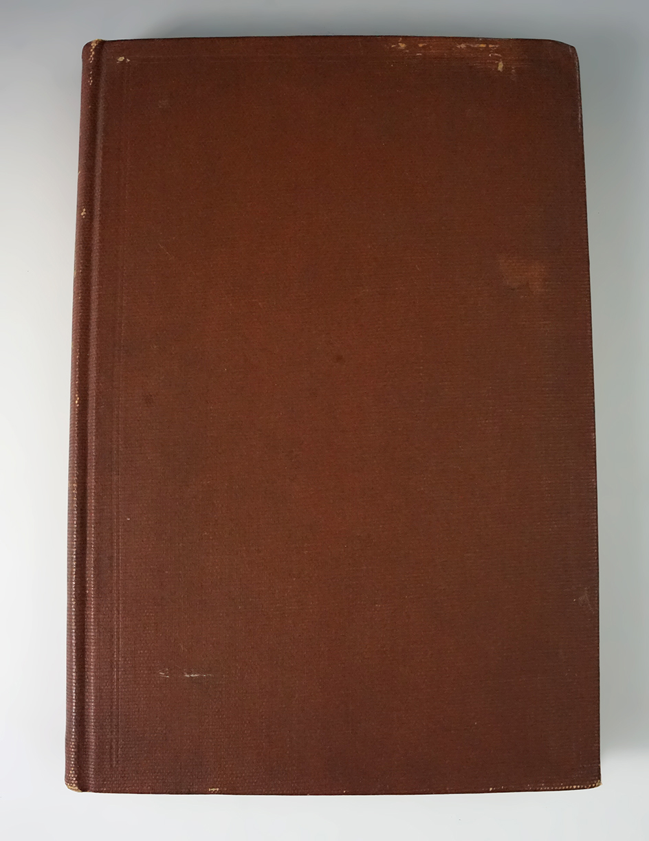 Hardcover book: "The Weathering of Aboriginal Stone Artifacts" first edition 1913.
