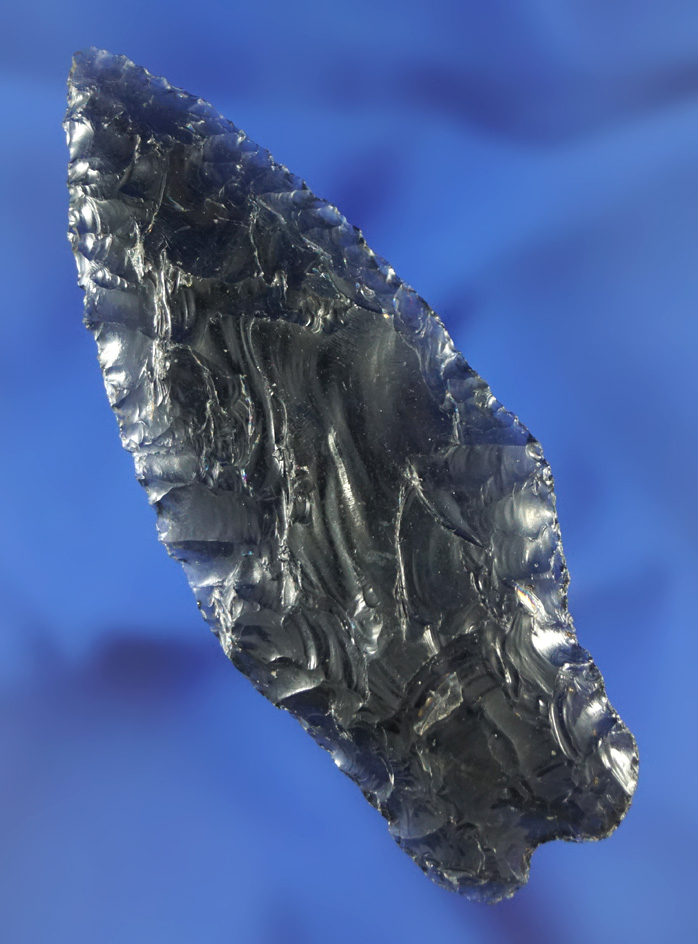 Sale Highlight! 3" Paleo Windust found in the mid 1950s near Crump Lake, Oregon.  Stermer COA.