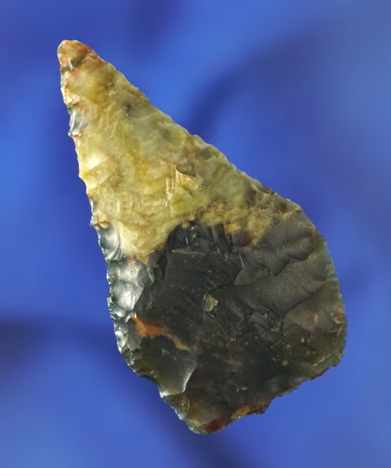 Incredible material color on this 1 7/8" Plateau Pentagonal  found near the Columbia River.