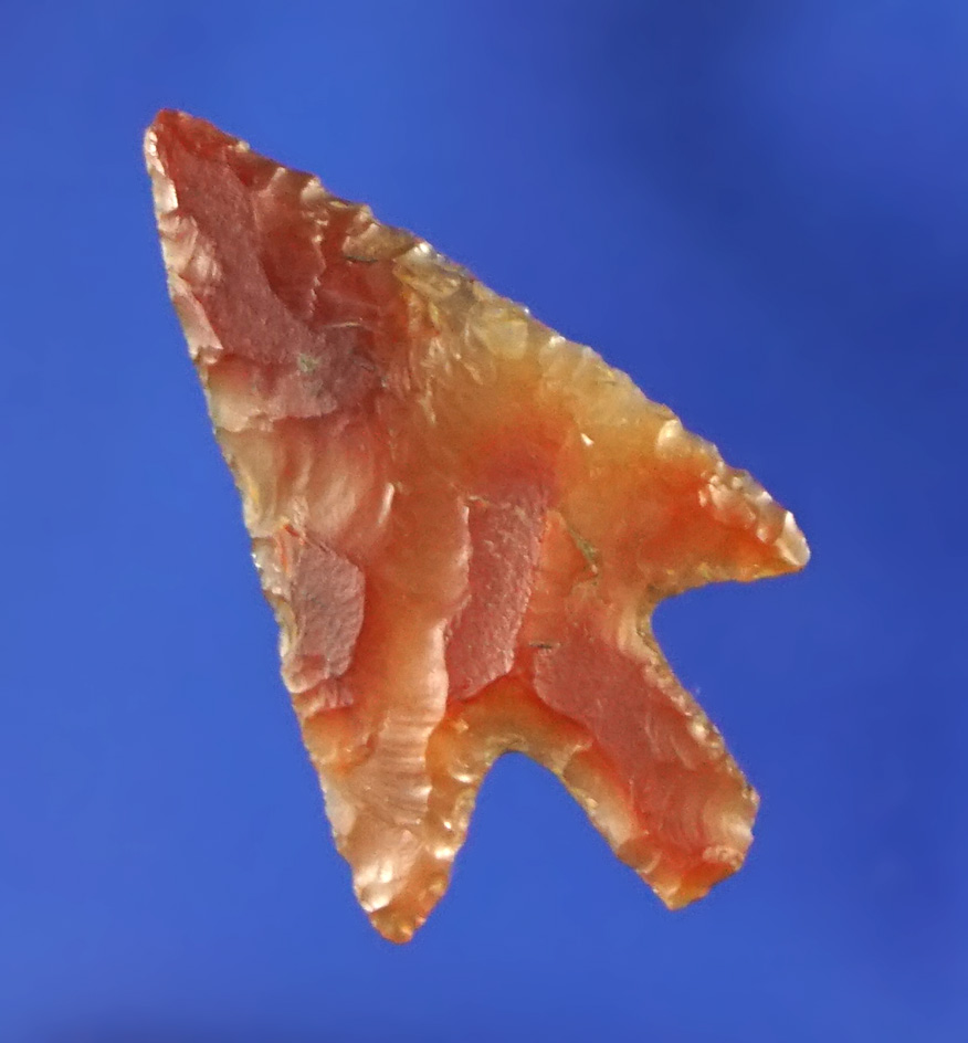 7/8" long Columbia River Gempoint made from Carnelian Agate that is nicely styled.