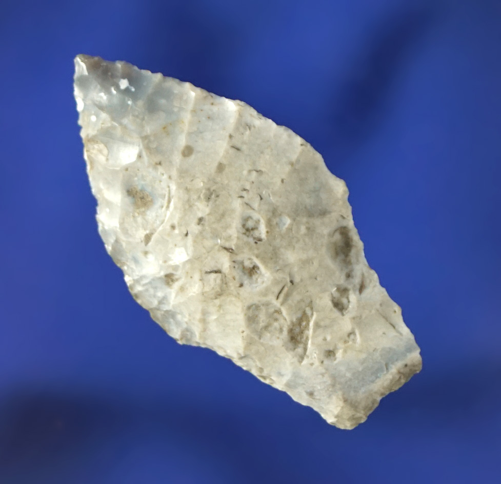 1 5/16" Paleo Spedis found near the Ohbe site, Columbia River. Ex. Wiley collection. Bennett COA.