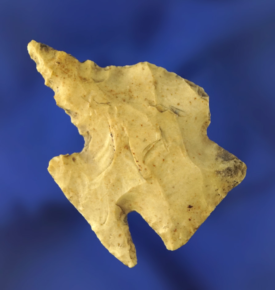 Unique ancient salvage on this 1 15/16" Castroville anciently turned into a drill or perforator. Tex