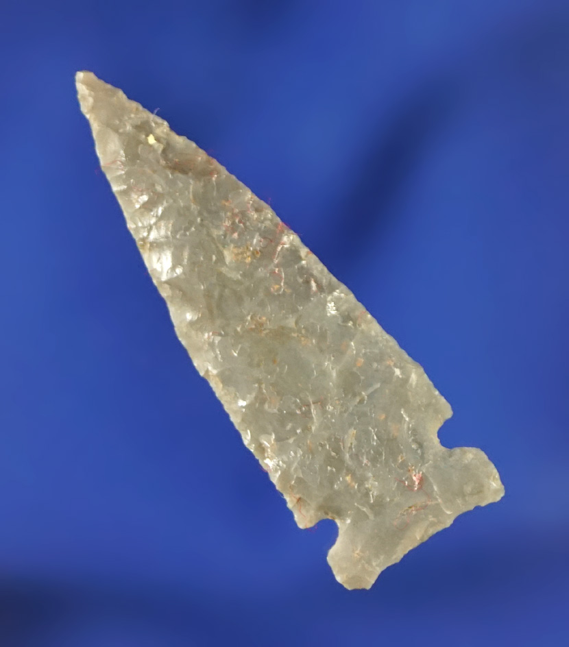 1 5/16" thin and well styled Sidenotch point found in the southwestern U. S.