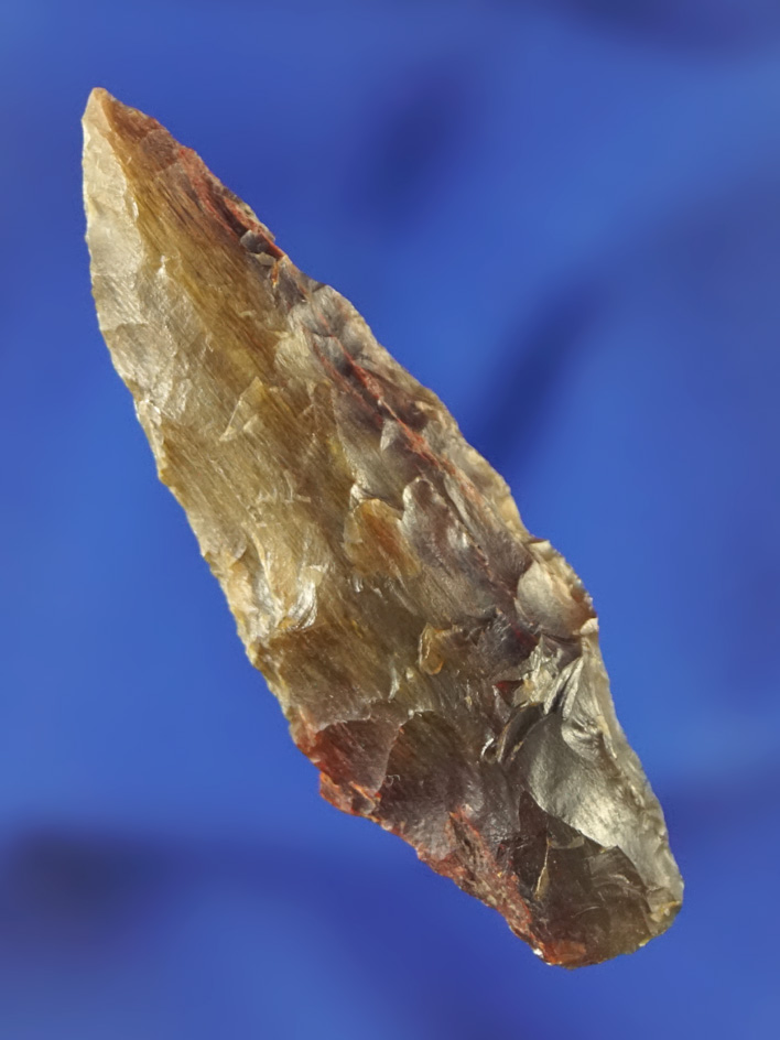 2" Stemmed Dart Point made from Petrified Wood found near the Columbia River.