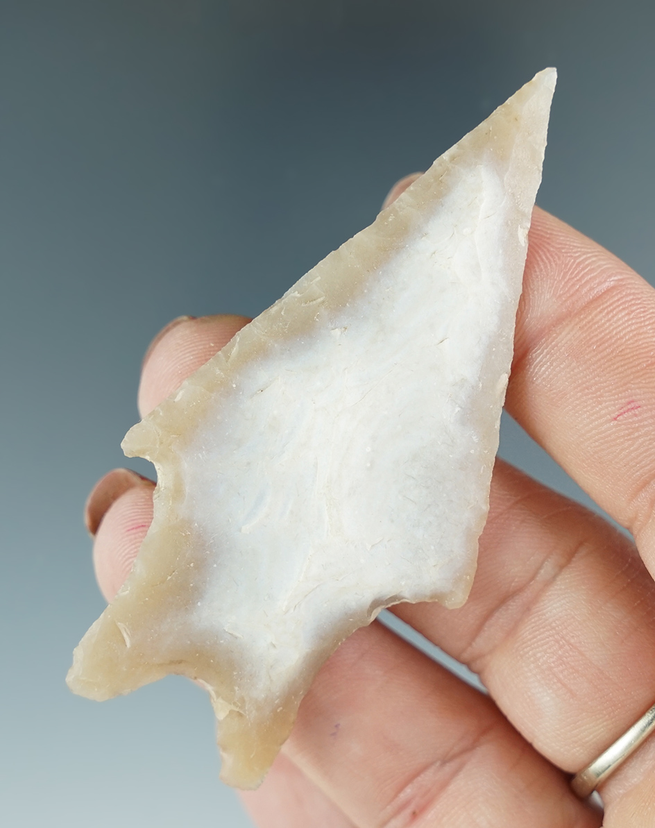 Well styled and nicely flaked 2 13/16" Pedernales Point made from high-quality Flint - Texas.