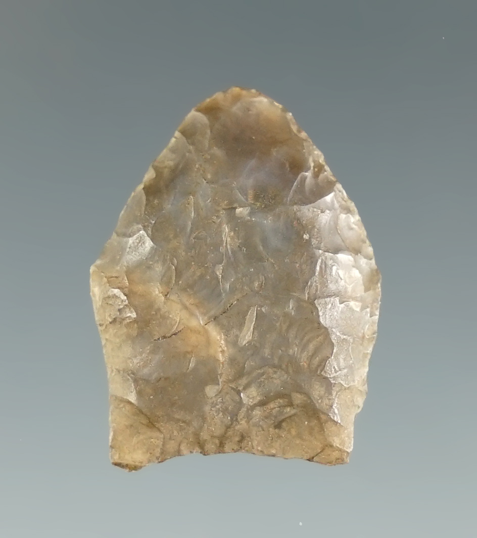 7/8" Paleo Spedis made from Agate.  Found in Umatilla, Oregon. Pictured in "Overstreet" #8!