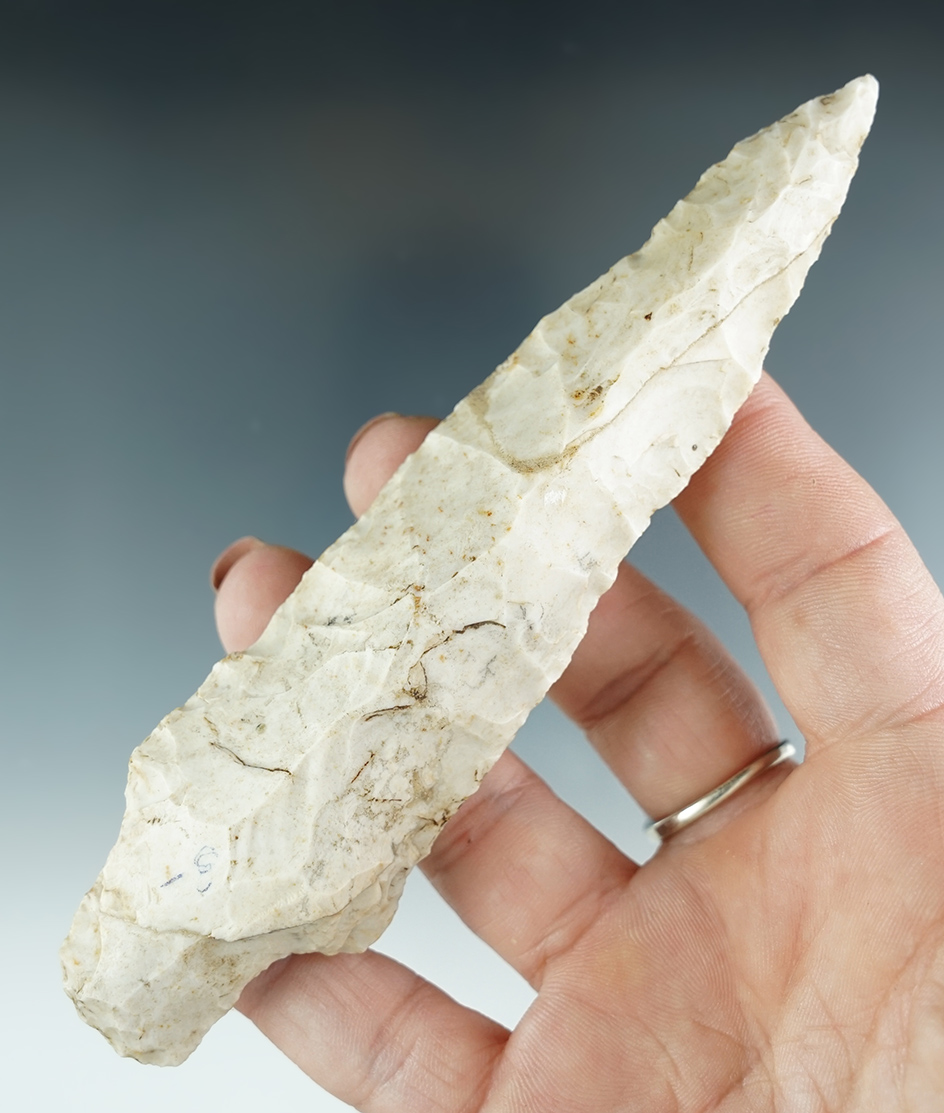 5 1/4" Stemmed Knife found in Illinois.