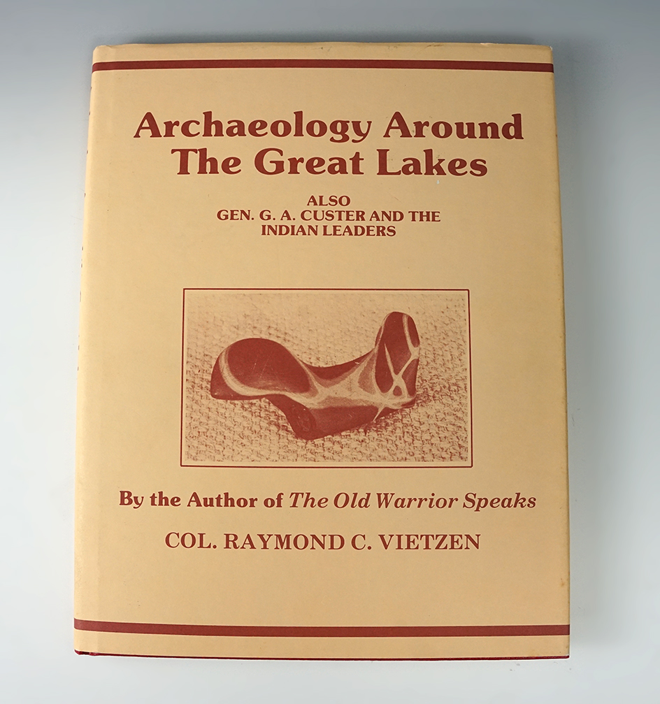 Hardcover book with dust jacket in excellent condition "Archaeology around the Great Lakes"