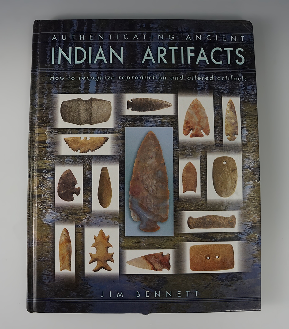 Hardcover book in nice condition - a small nick to cover "Authenticating Ancient Indian Artifacts"