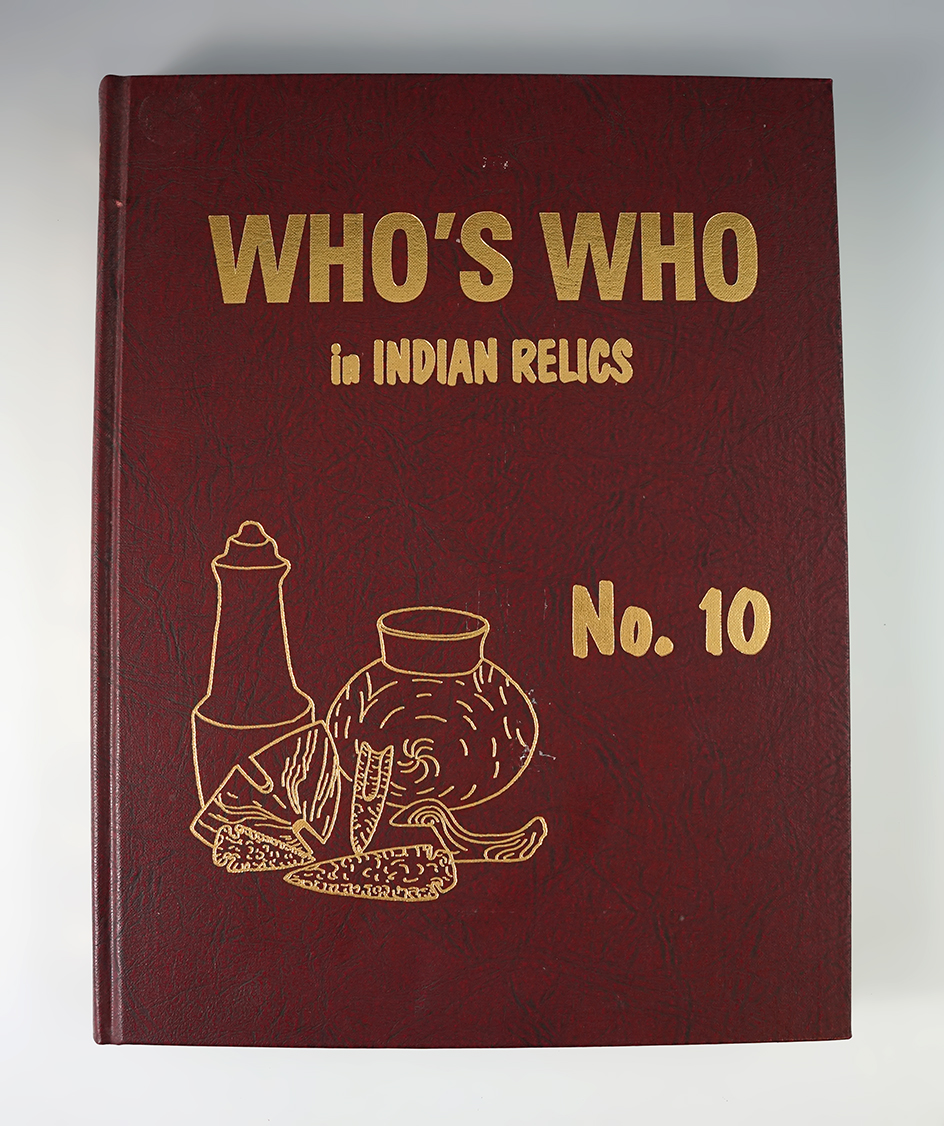 Hardcover book Who's Who in Indian relics #10, first edition, 2000.