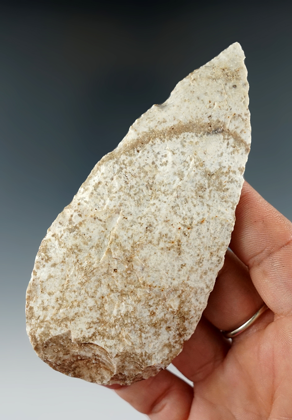 4 1/4" Flint Blade found in St. Clair Co., Missouri.