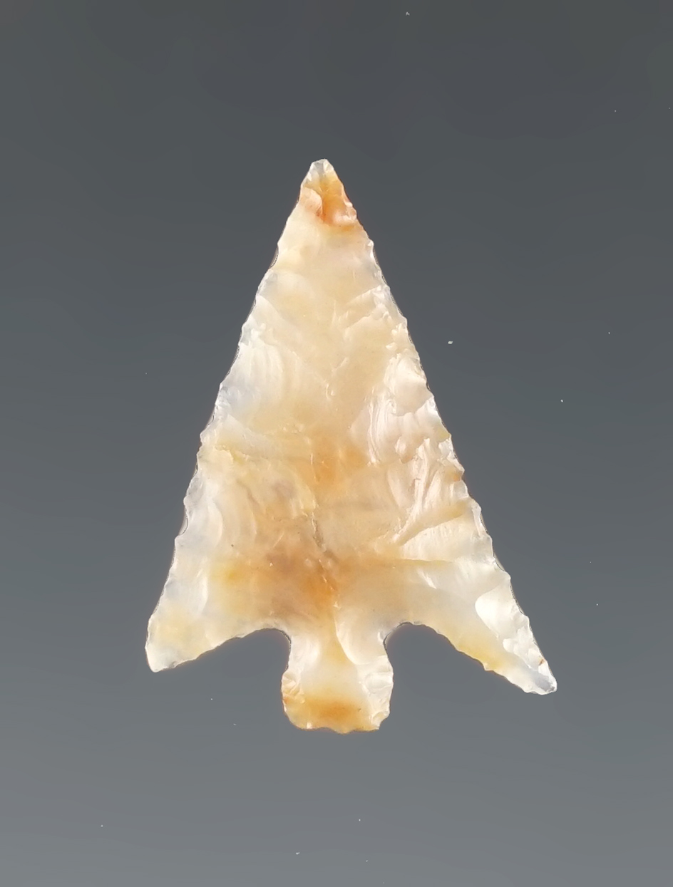 Excellent style and flaking on this exceptional 13/16" Columbia Plateau. Columbia River.