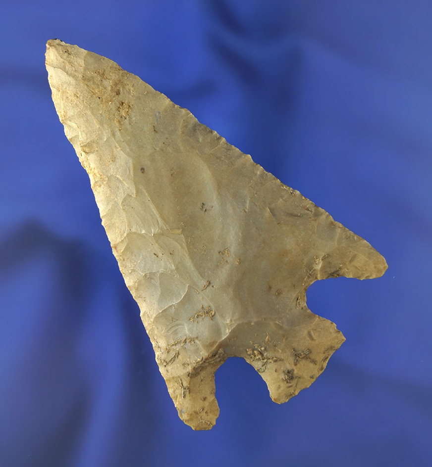 3 7/16" Buck Creek with heavy mineral deposits on surface found in Lyon Co.,  Kentucky.