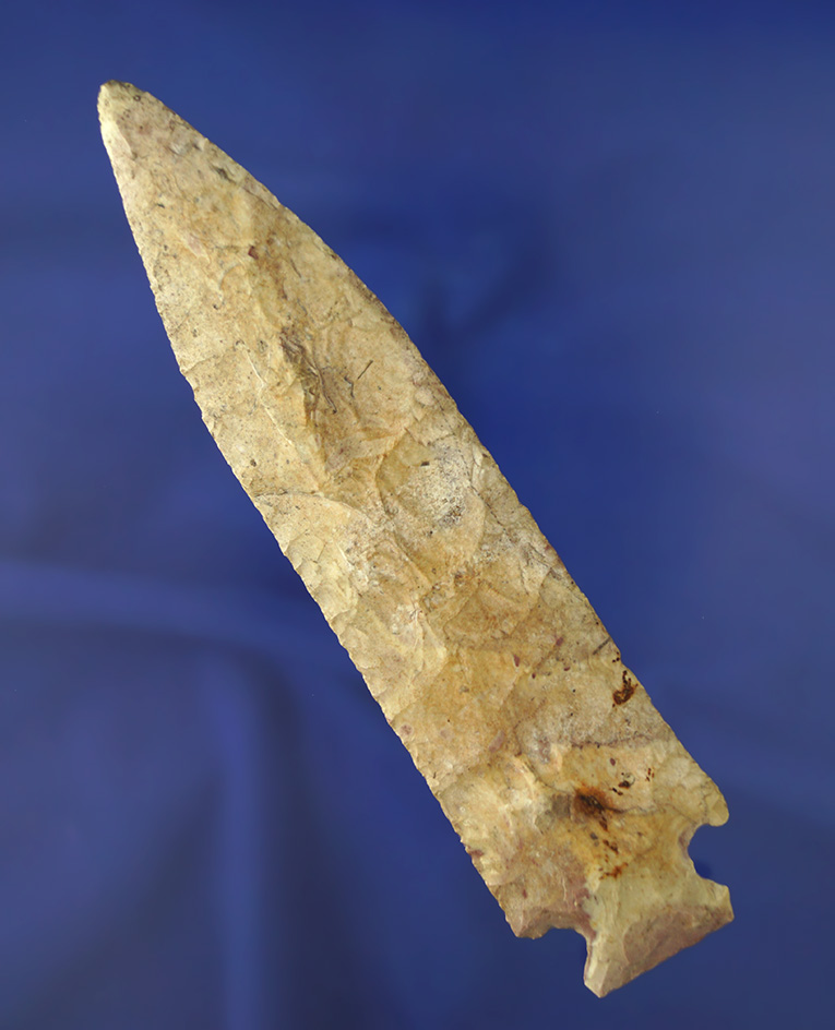 Excellent size, flaking, style and material! 6 1/8" Etley found in Saline Co.,  Missouri.  Ex. Steve