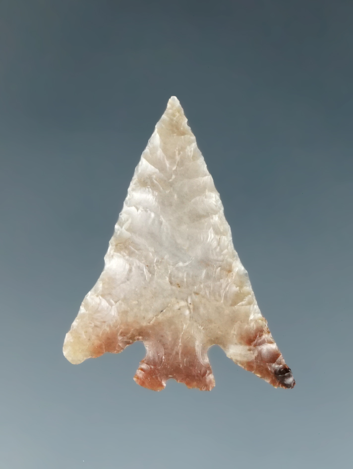 1" Columbia Plateau Split Stem found near Yeager Island, Columbia River, Benton Co., Washington.