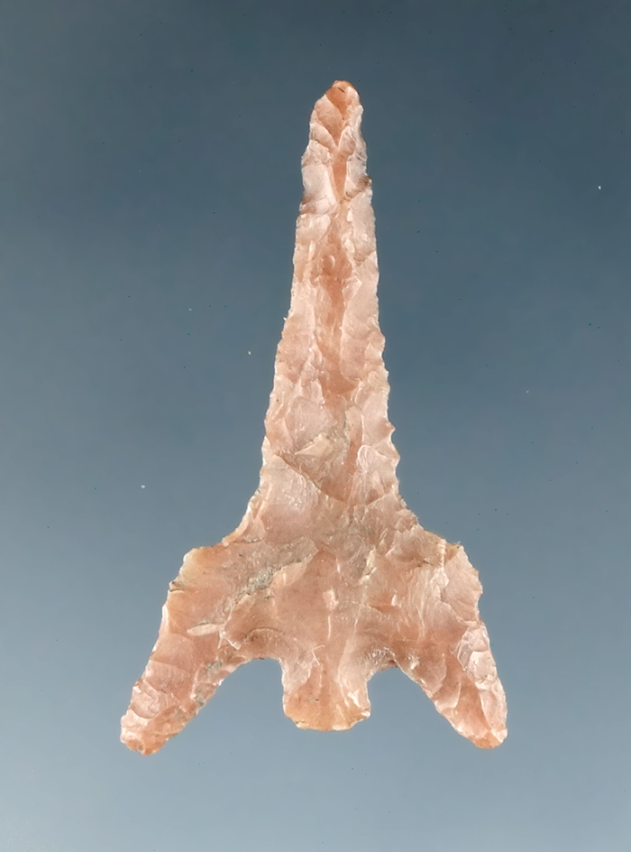 1 1/4" Columbia Plateau found near Wakemap Mound, Klickitat Co., Washington. Ex. Gordon Erspamer.