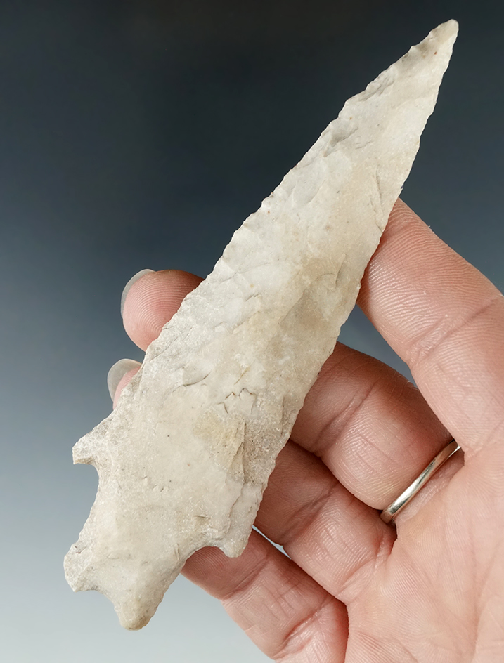 Ex. Museum! 4 3/8" Pedernales point found in Texas.