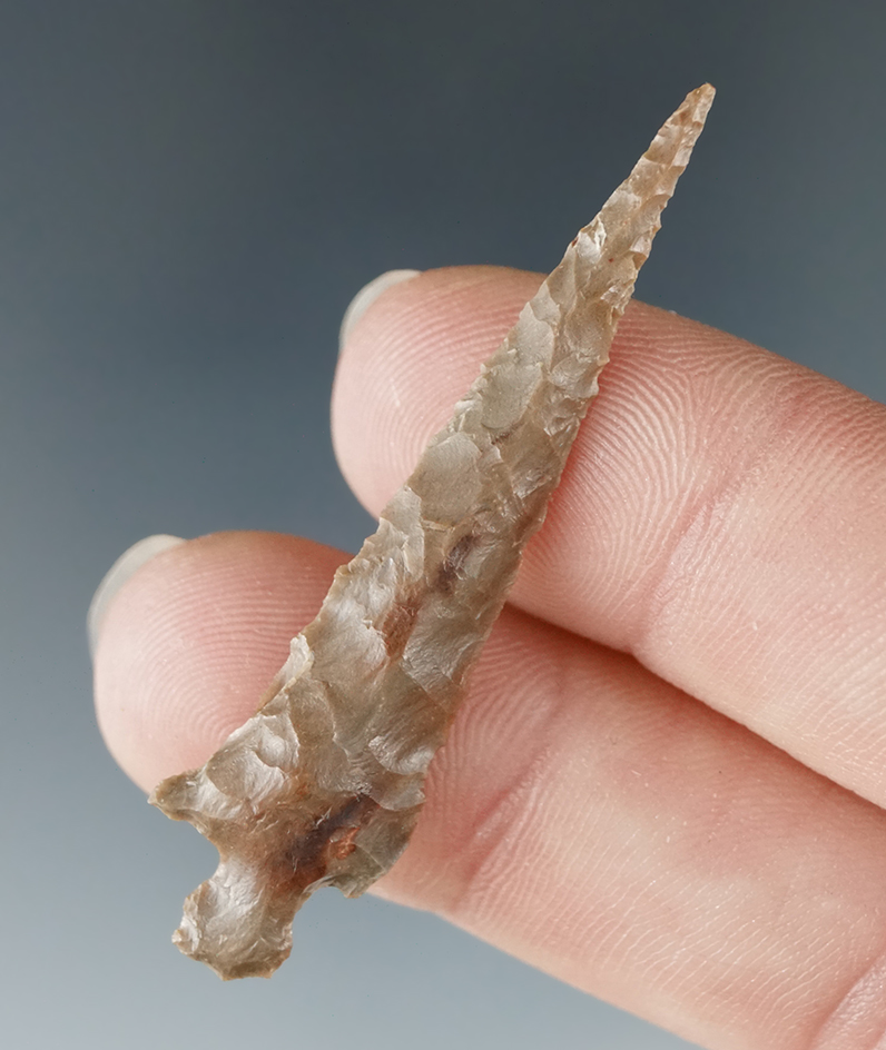 1 15/16" Dagger found by Norma Berg near the Columbia River in Washington. Ex. Gordon Erspamer.