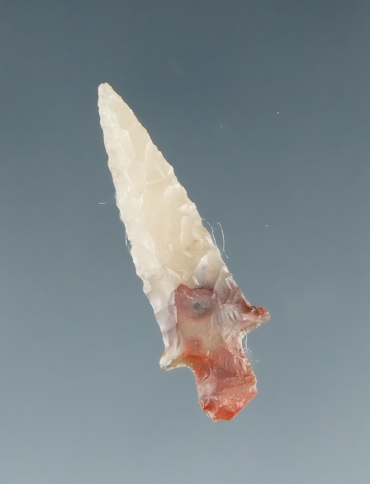 1" Klickitat dagger made from attractive multi-colored Agate. Found in Klickitat County Washington.