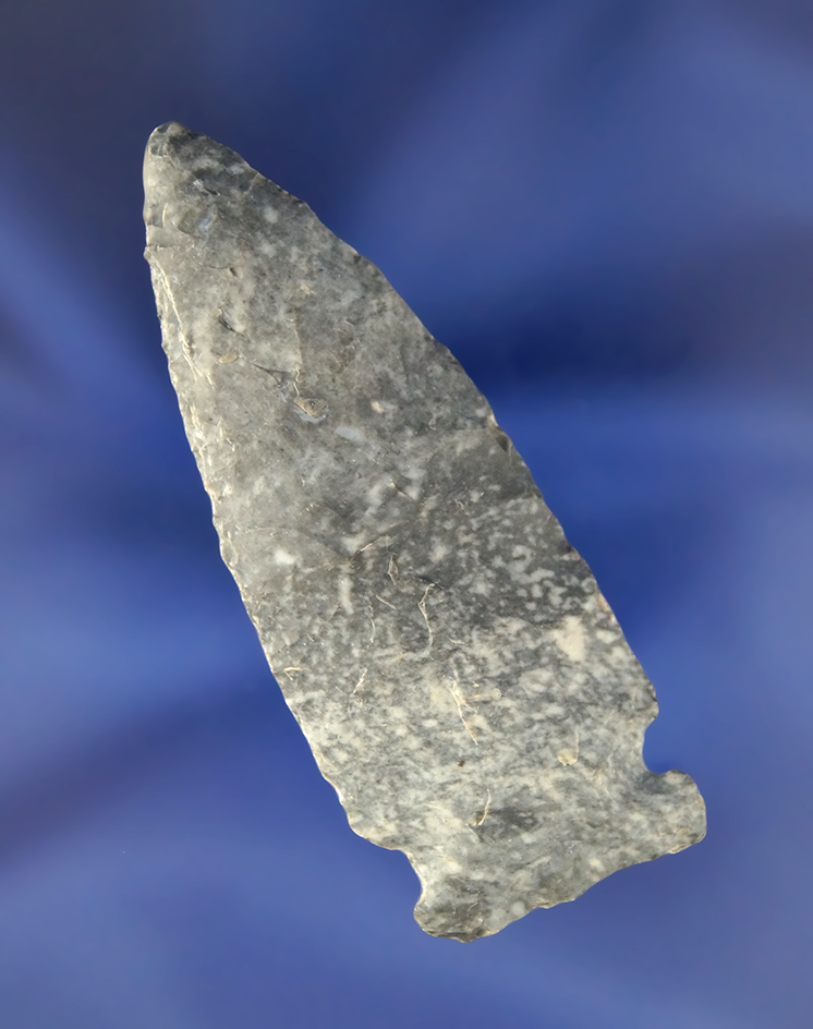2 5/8" Coshocton Flint Big Sandy Sidenotch found in Licking Co., Ohio.