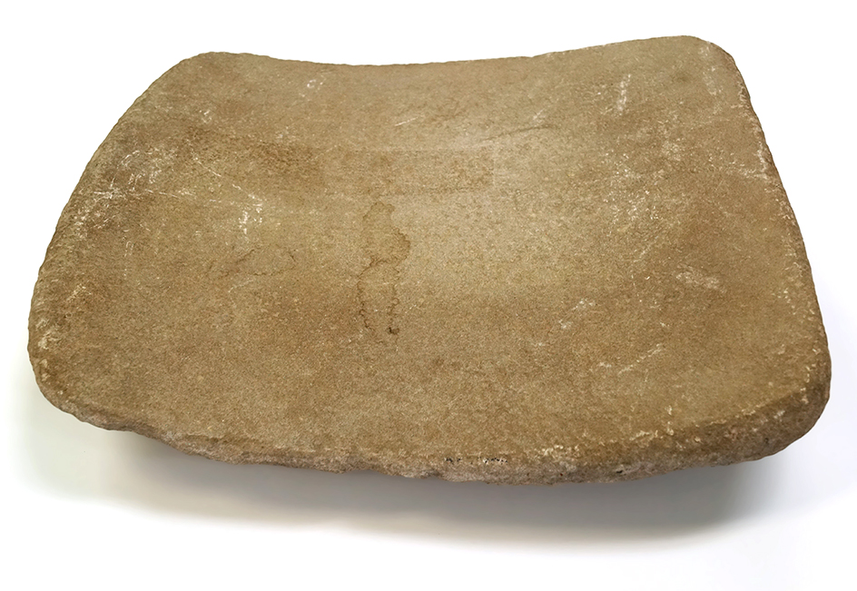 15 3/4" Hardstone Metate found in southwestern U.S.