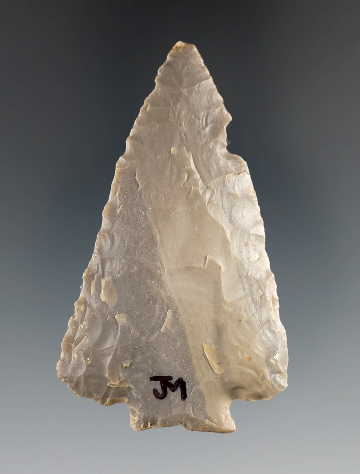 2 9/16" Hornstone Decatur Fractured Base found in Webster Co., Kentucky.