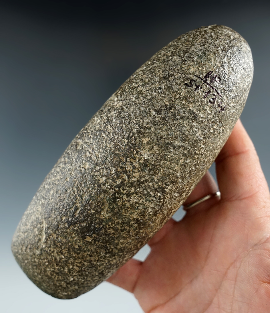 5 5/8" Hardstone Celt found in Knox Co., Ohio. Ex. Bob Champion.