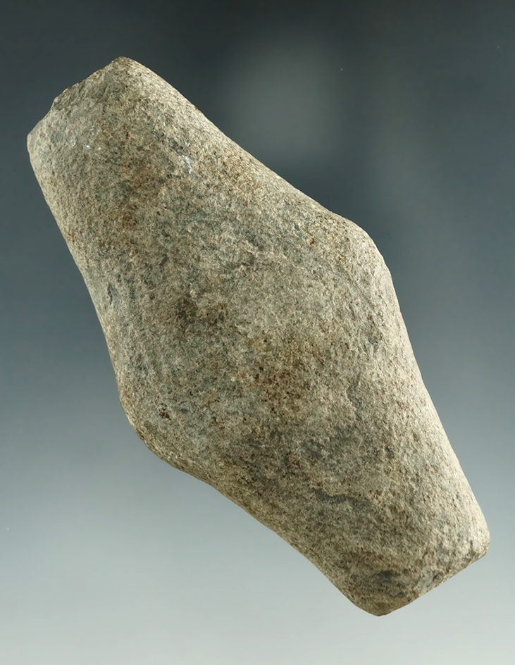 3 5/8" Adena Expanded Center Gorget Preform found in Ohio.