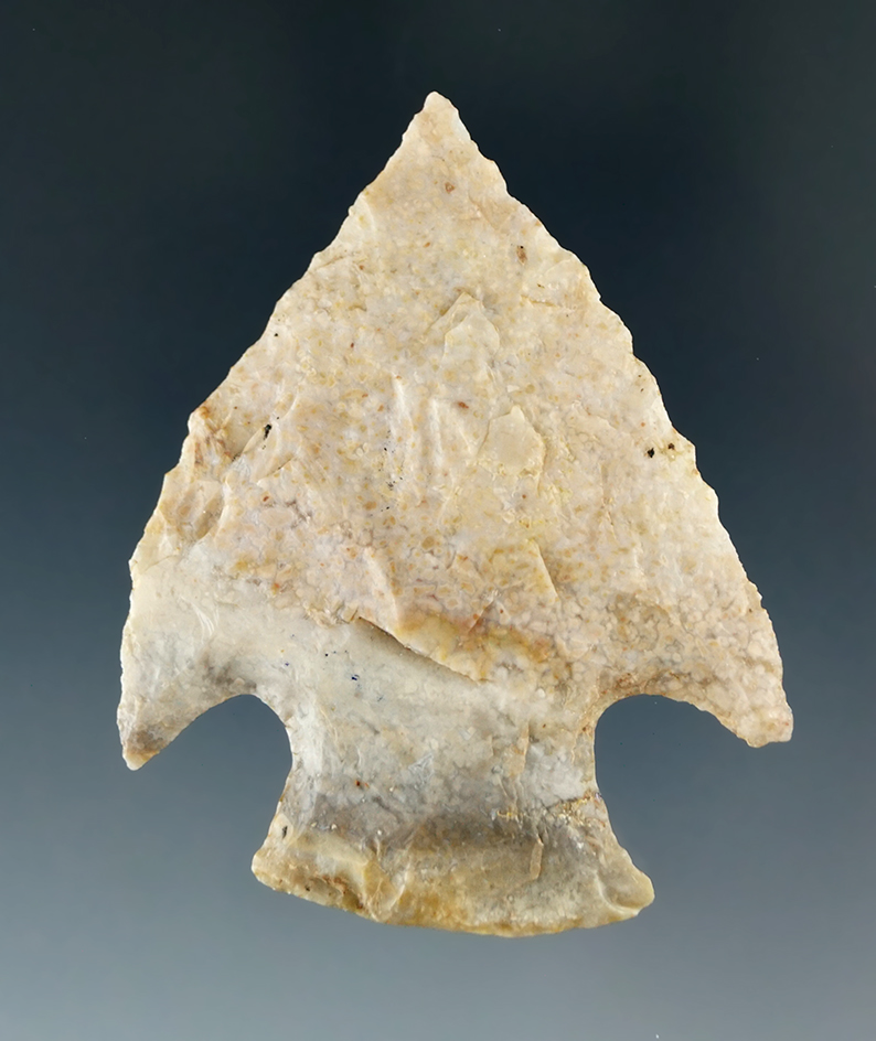 Classic style 2" Snyders Hopewell found in Illinois.