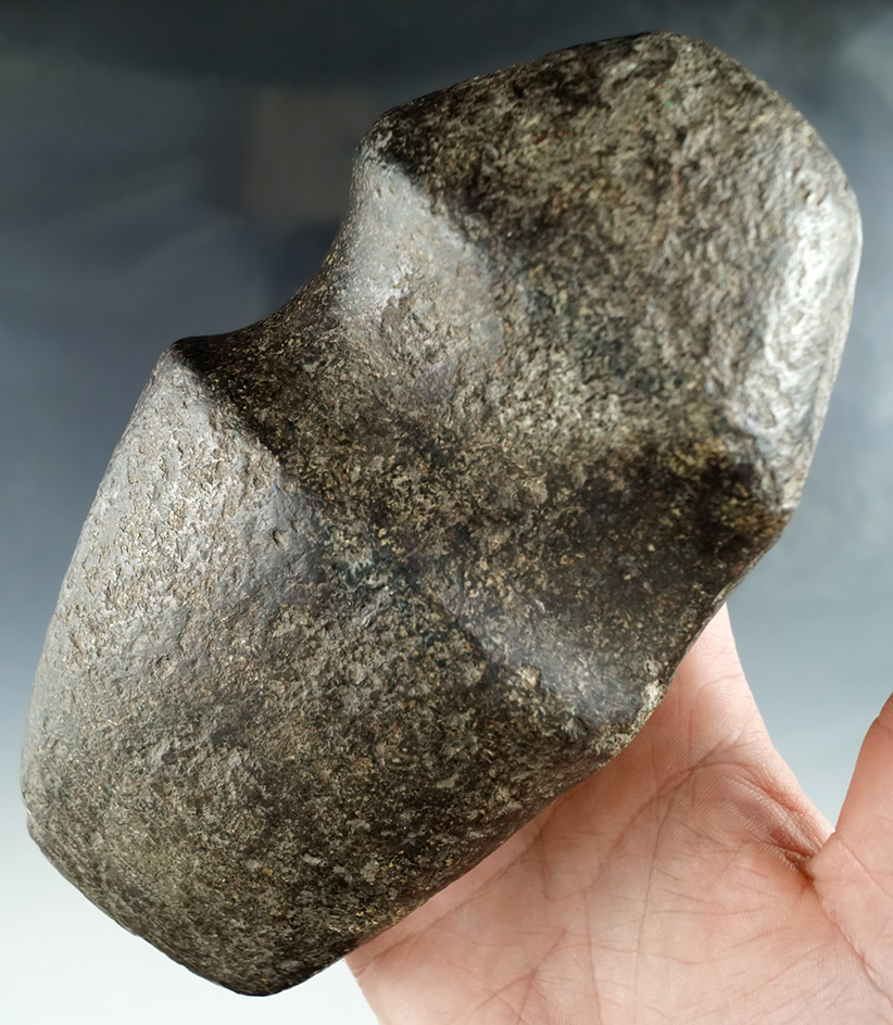 6" Long 3/4 Groove Axe found in Hamilton Co. Ohio.