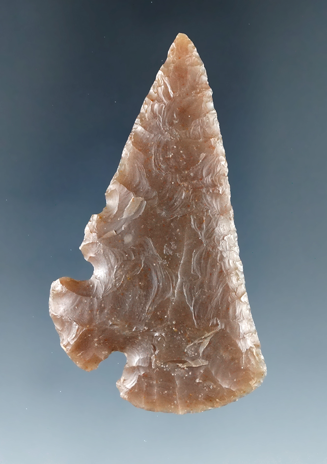 Exceptional! 2 7/16" Corner Tang knife found in Central Texas. Comes with a Rogers COA.