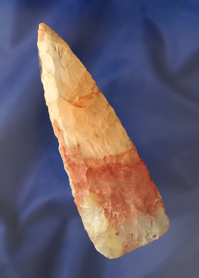 Very Colorful 5" Beveled Knife found in Crawford Co., Ohio.