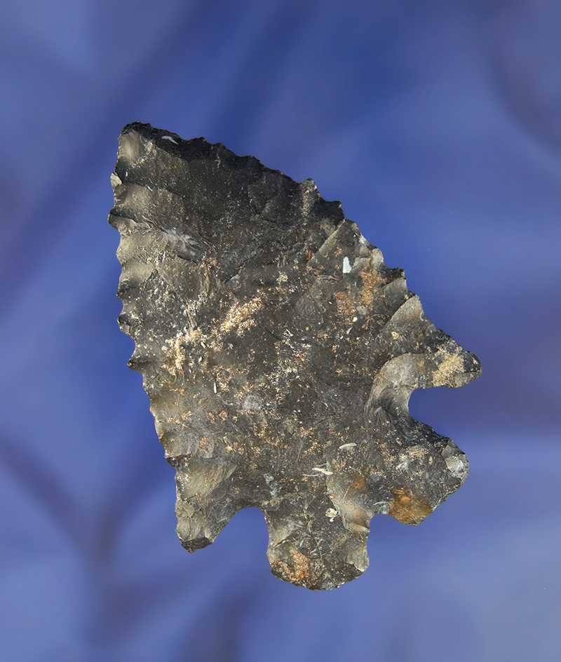 2 7/8" MacCorkle Bifurcate - Seneca Co., Ohio.  Pictured in CHAPA 3, pg. 168.  Bennett/Jackson COA's