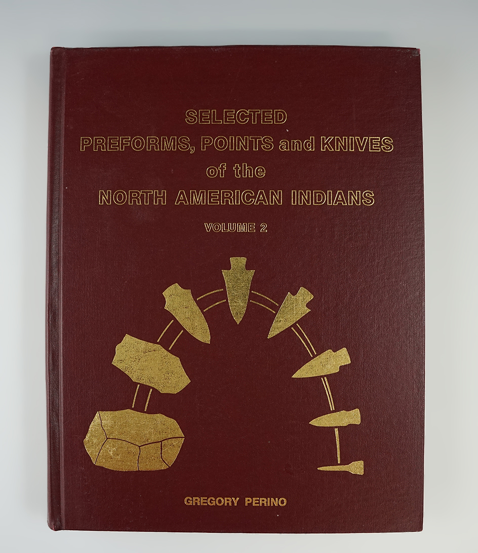 Highly collectible! "Selected Preforms, Pipes & Knives of the North American Indians 2" by G.Perino.