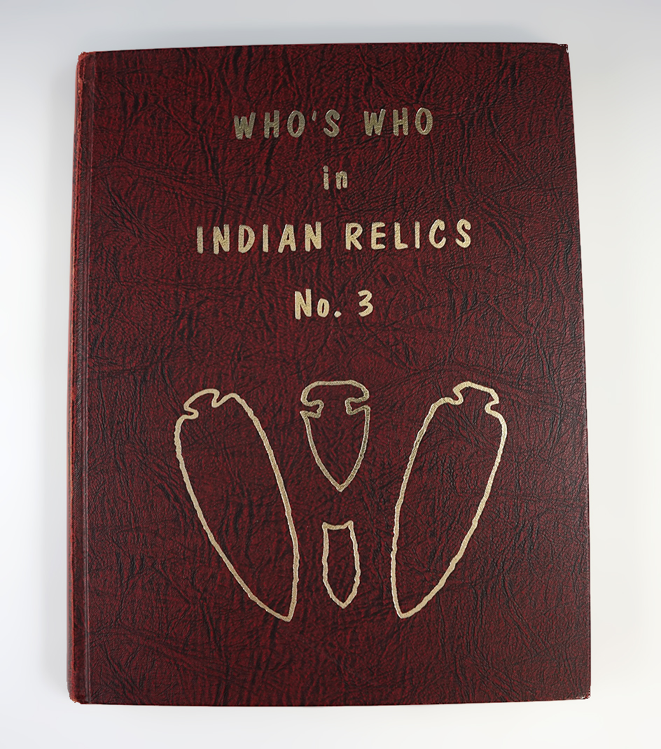 Hardcover book in decent condition - Who's Who in Indian Relics #3.