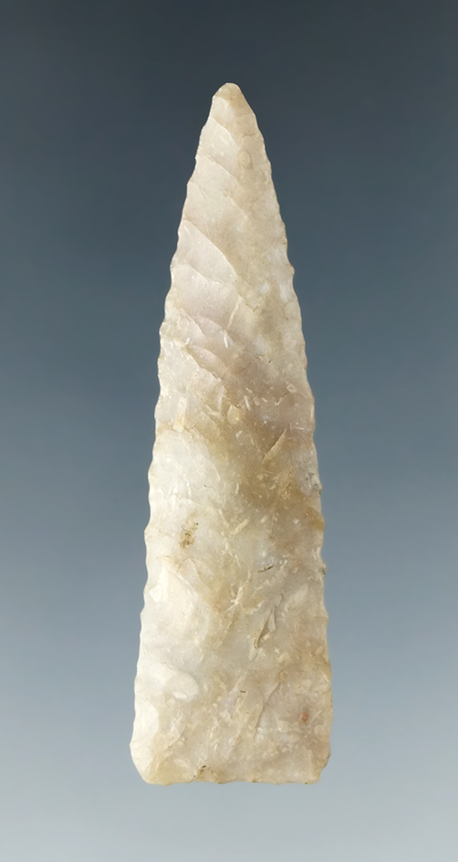 2 1/8" Ft. Ancient Triangle - Boyles Chert, found along the Kentucky River in Estel Co., Kentucky.