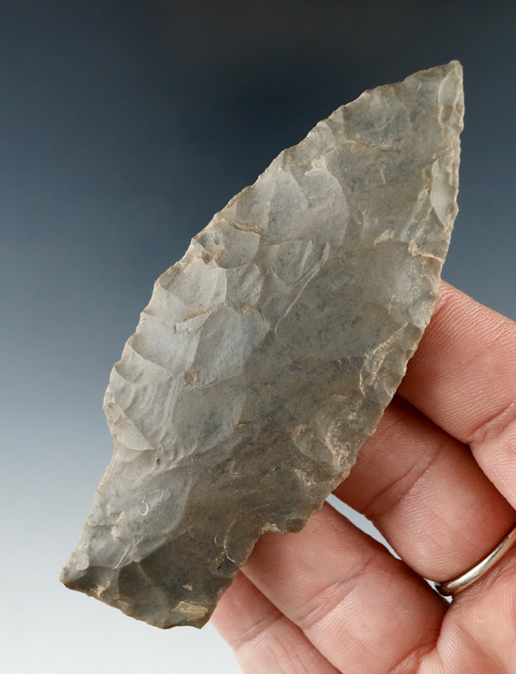 3 1/2" Hornstone Adena found in Kentucky.