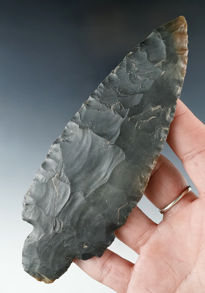 Nice! 5 7/16" Hornstone Adena found in Western Kentucky. Comes with a Stermer COA.